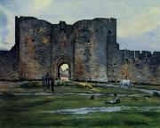 Frederic Bazille Queens Gate at Aigues-Mortes oil painting